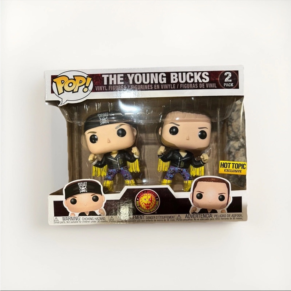 Funko Pop Vinyl Figures The Young Bucks 2 Pack Collectible Nick & Matt Jackson